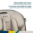 Close-up of the machine-washable and dryer-safe seat cover from the Safety 1st EverSlim.